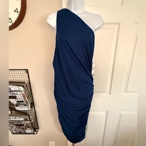 Sofia by Sofia Vergara One-Shoulder Teal Dress